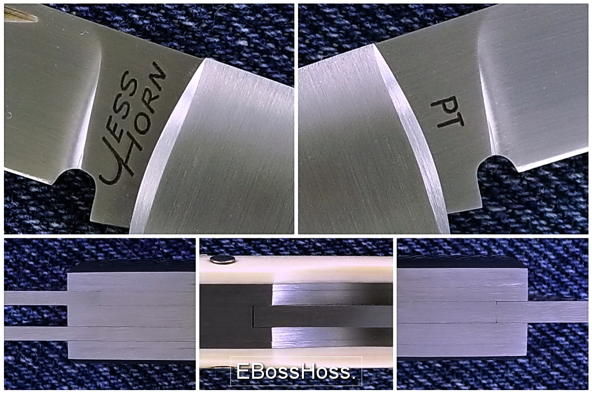Jess Horn Natural-handle Lockback Whittler Prototype